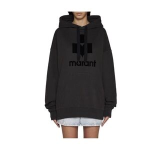 Marant étoile Mansel Logo cotton hoodie